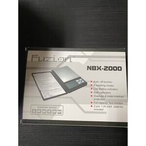 Fuzion NBX-2000 Pocket Scale (6 Weighing Modes, Auto Calibrate, 2000g Capacity)